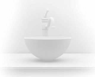 Раковина Montebianco Nemi Due 11103 30см белый